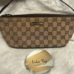 Gucci GG Canvas Boat Pochette